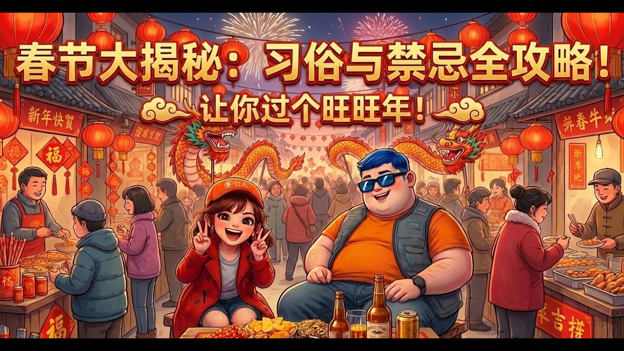 春节大揭秘：习俗与禁忌 全攻略 A Comprehensive Guide to Chinese New Year Customs and Taboos