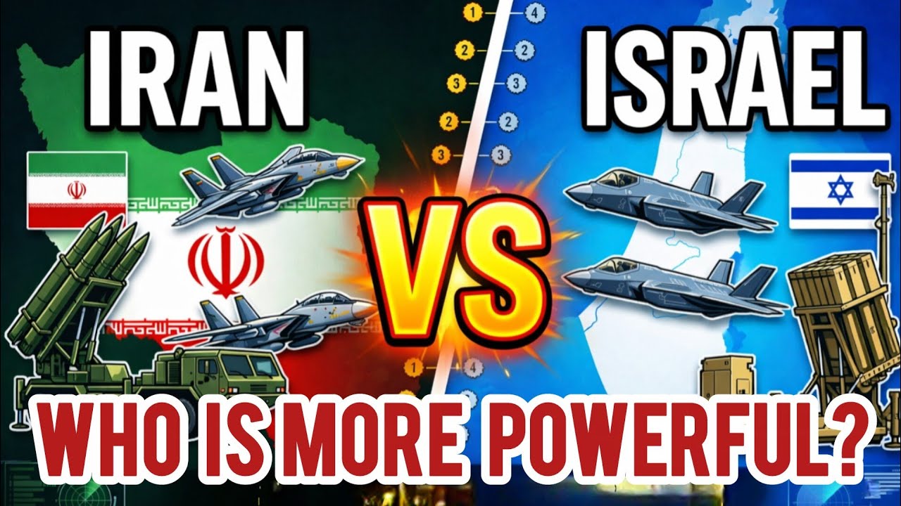 Iran vs Israel Military Power Comparison 2026 | Who is More Powerful?