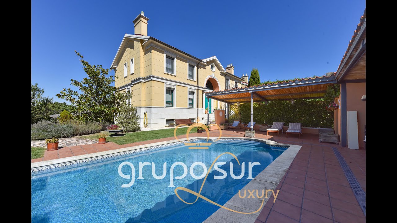 13027 GRUPOSUR. Magnífico chalet con piscina privada en Fuente Berrocal, Valladolid