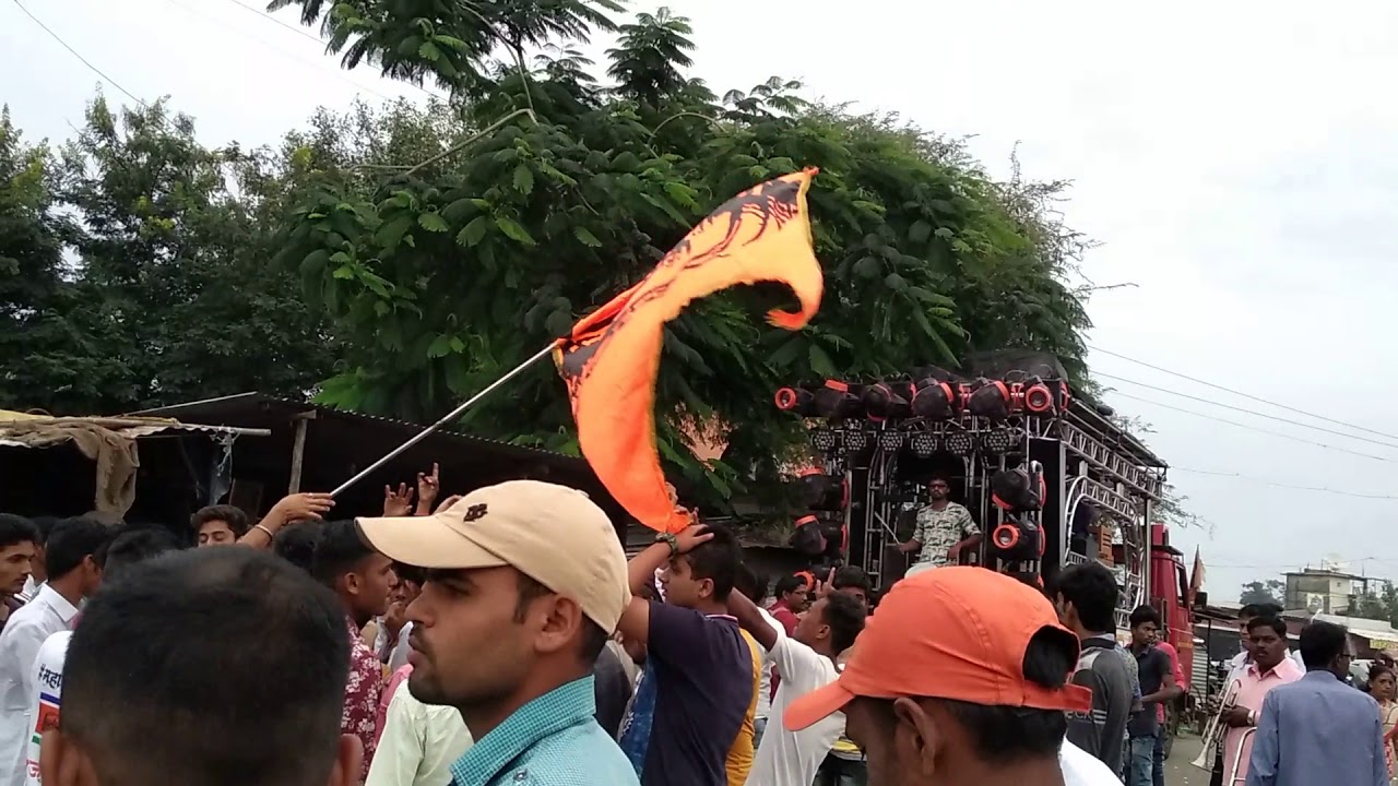 शिवरुद्रा प्रतिष्ठाण कळवण .गणपती विसर्जन मिरवणूक