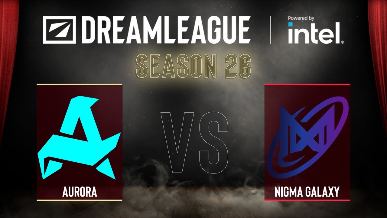 Dota2 - Aurora vs Nigma Galaxy - DreamLeague Season 26 - Group Stage 2