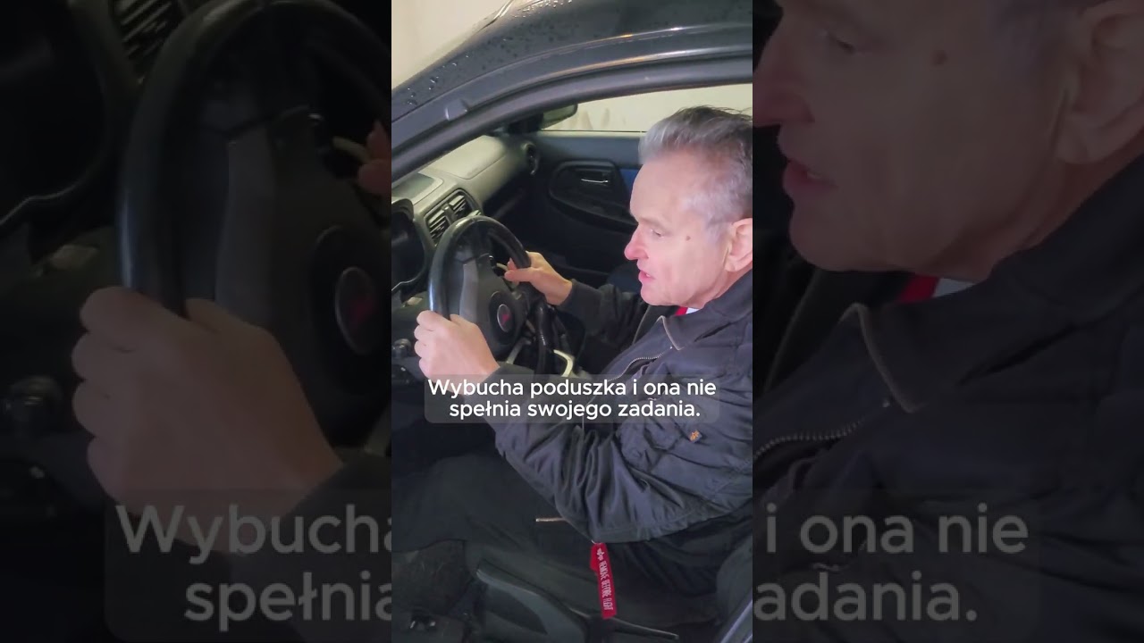 Pozycja za kierownicą z Wróblem