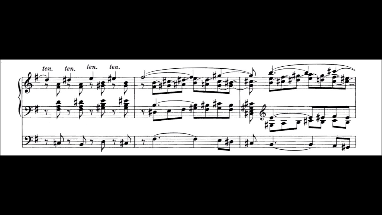 Sigfrid Karg-Elert, Op. 78 No. 1, Allein Gott in der Höh (Score-Video)