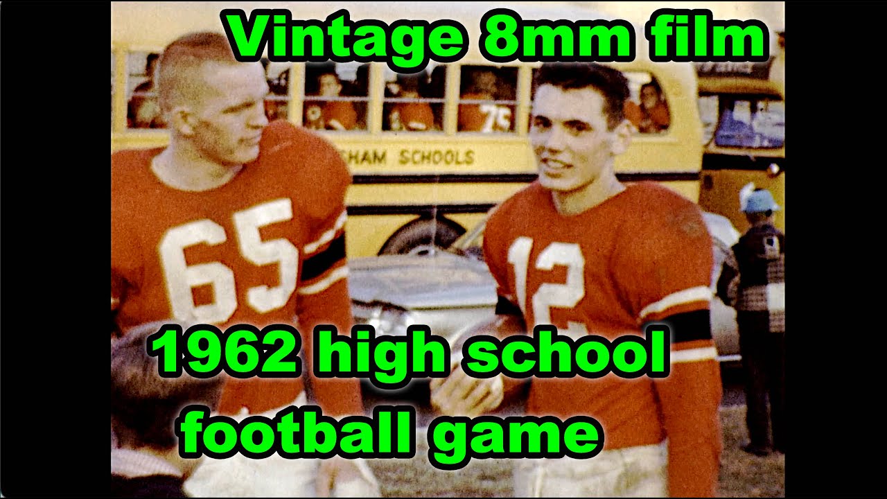 Vintage 1962 High School Football Game Hatboro-Horsham on 8mm film