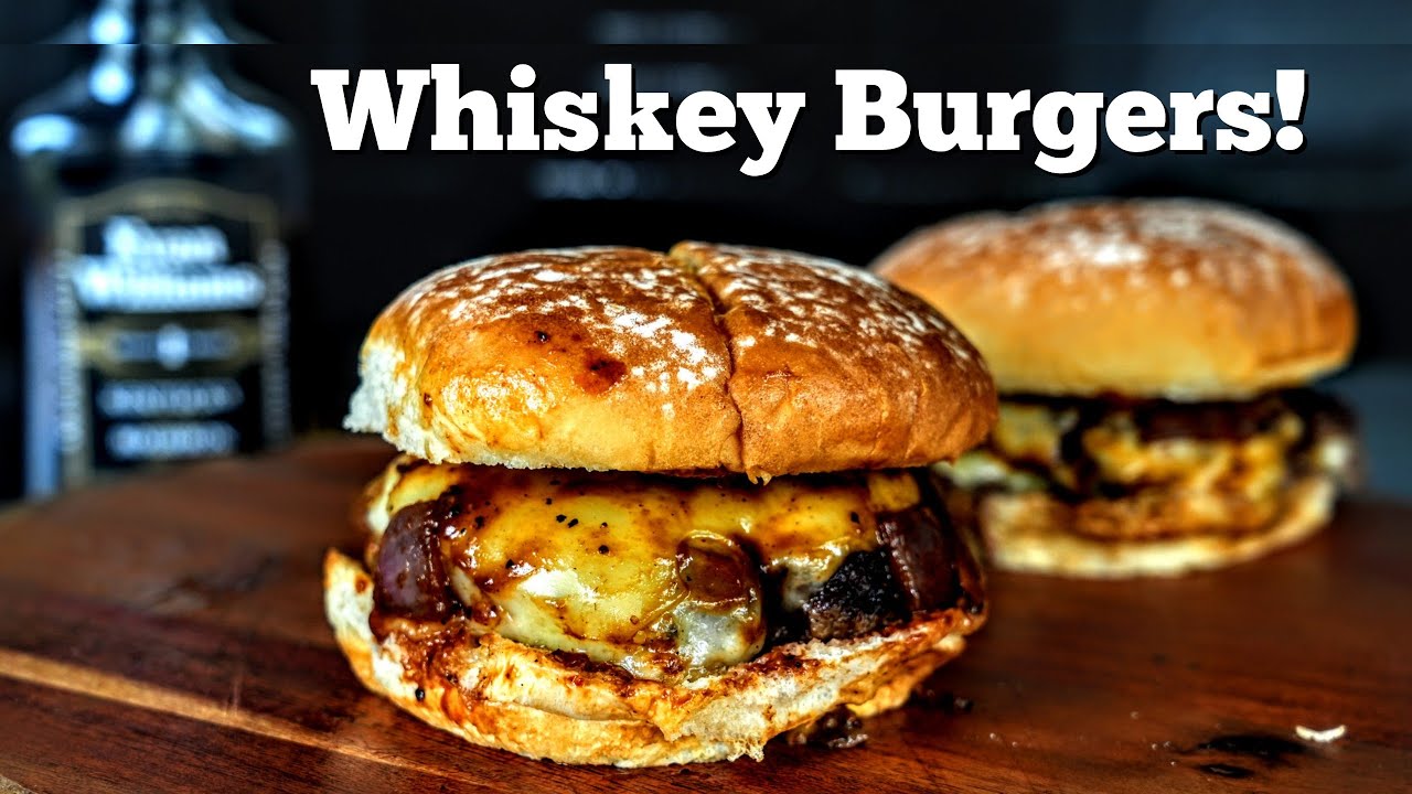 Whiskey Burgers | Whiskey Burgers Two Ways | Smashed Whiskey Burgers | Diner Style Whiskey Burgers