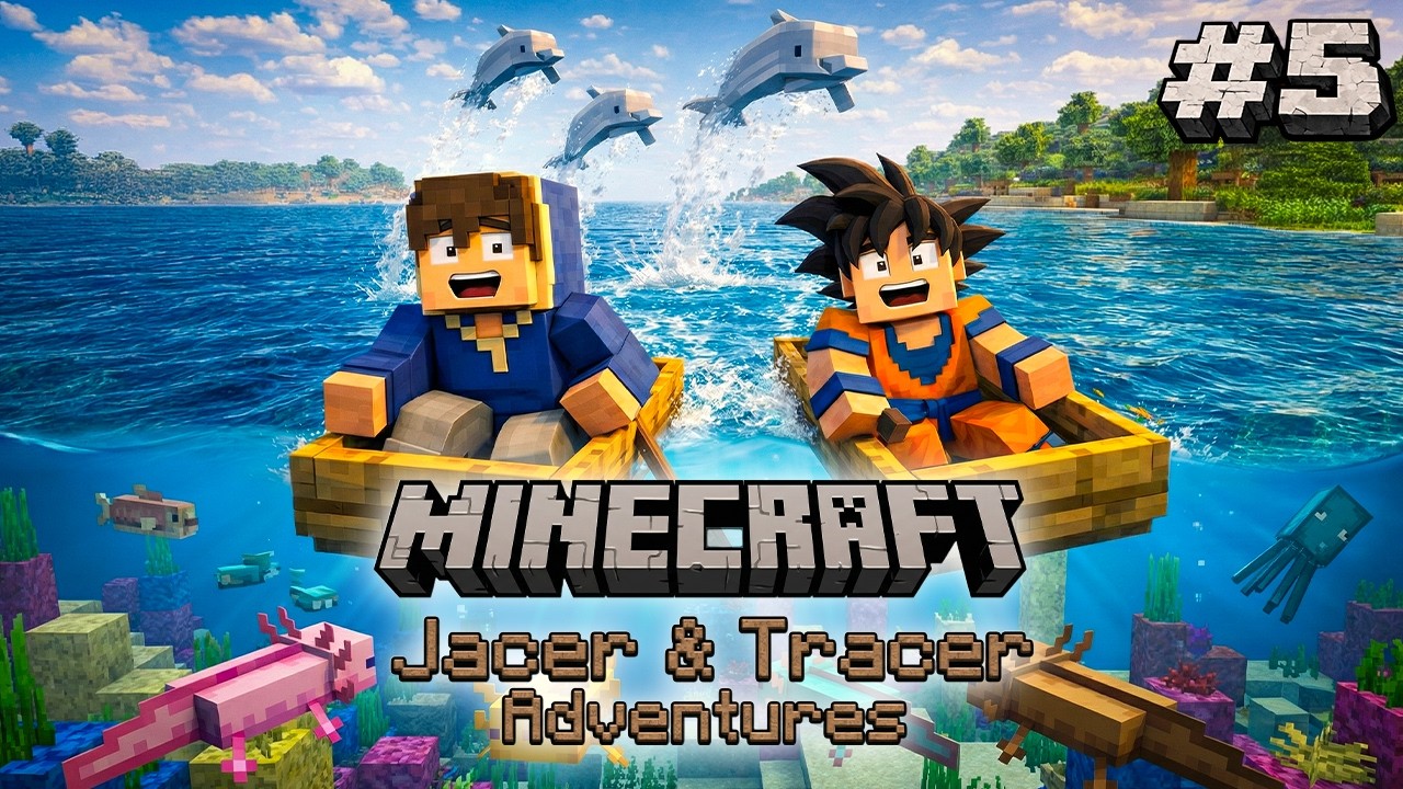 Wyprawa do IDEALNEGO biomu! | Minecraft J&T Adventures #5