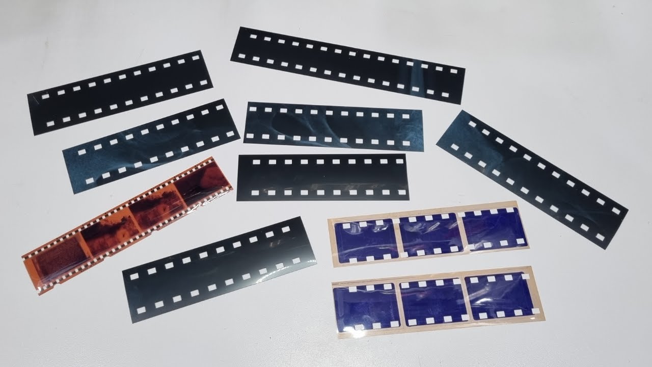 Making faux film strips / negatives from old x-ray films