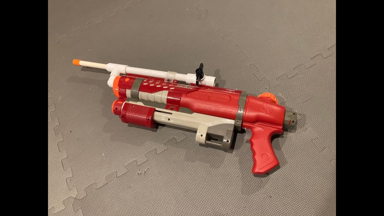 Nerf super soaker shotblast modification (WIP)