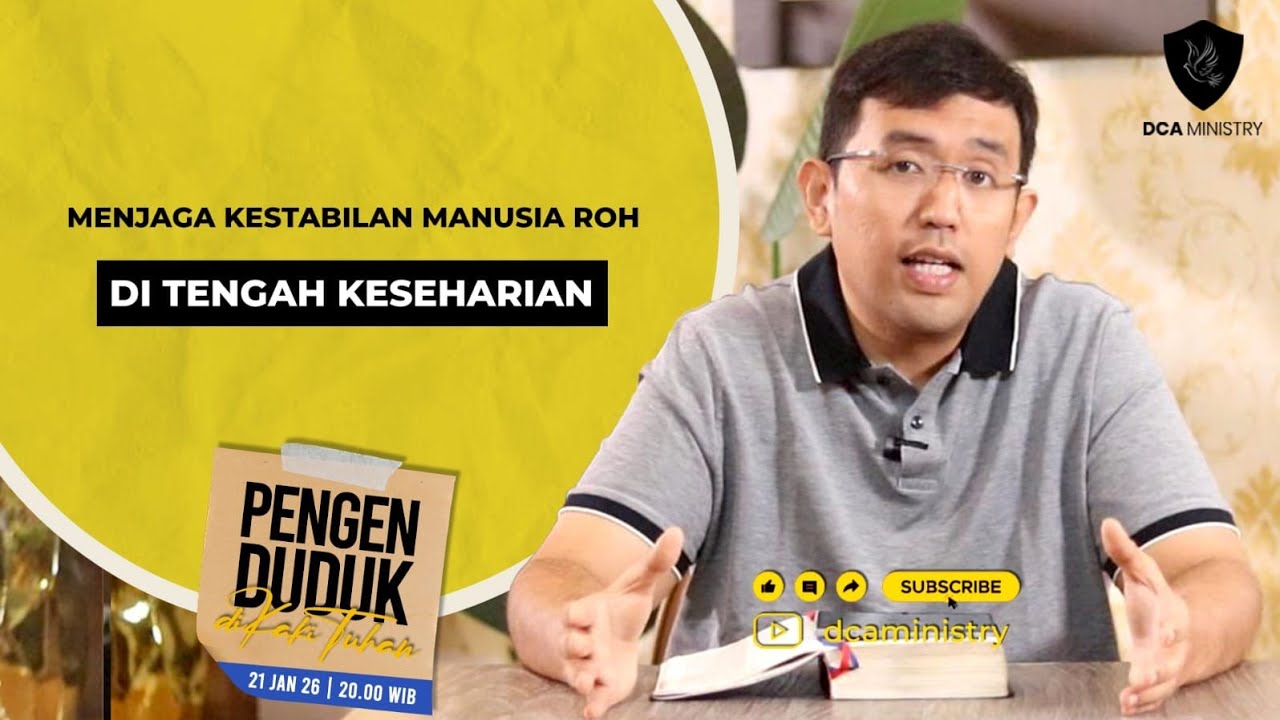 Menjaga Kestabilan Manusia Roh di Tengah Keseharian | PDKT Online | 210126 |  | Dian C Anggara