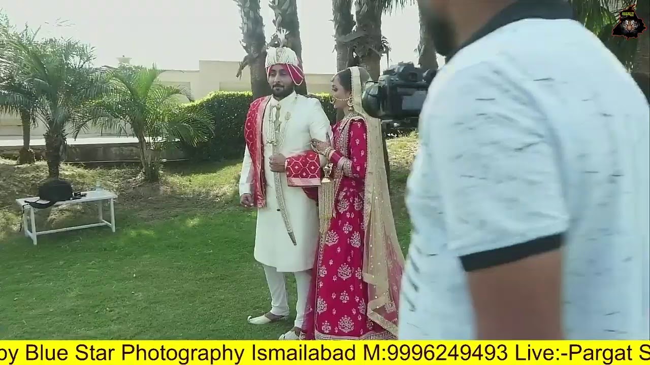 Live:-Pargat Singh Weds Manpreet Kaur Photoshoot by Blue Star Photography Ismailabad M:9996249493