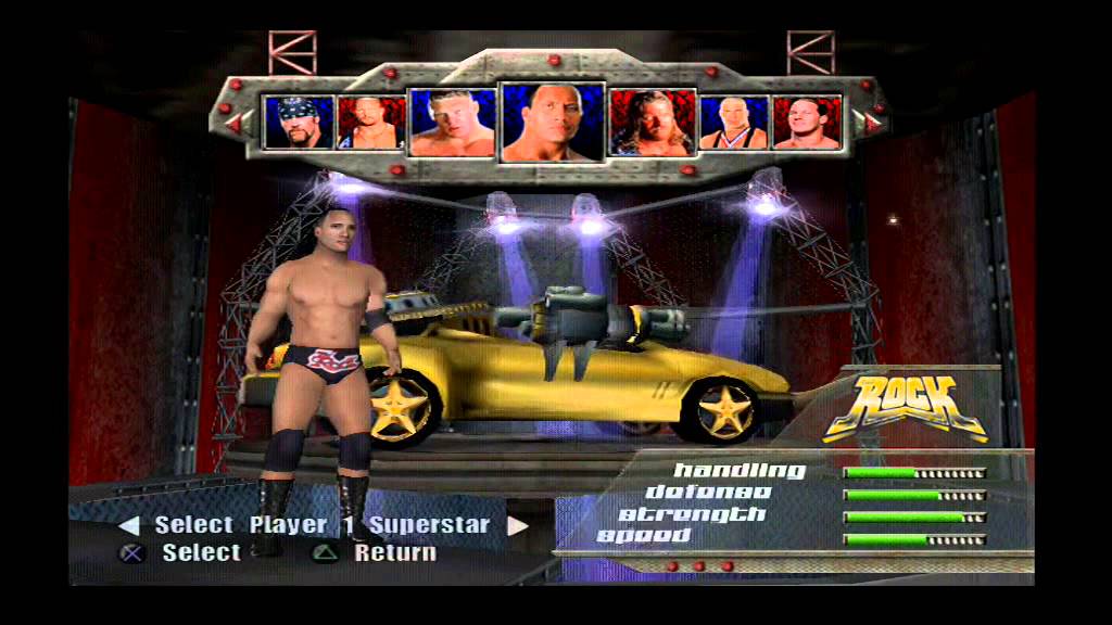 WWE Crush Hour Characters