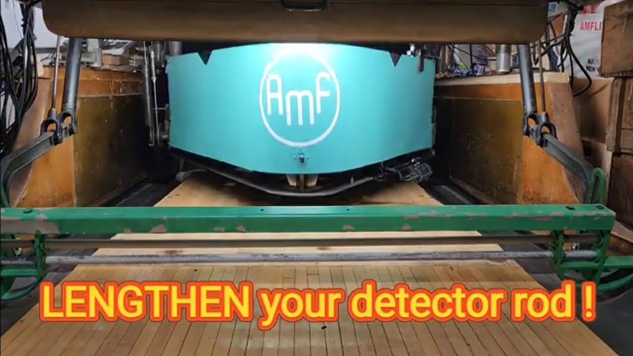 Making your pins spot really well - Part 5 - Brunswick pinsetter maintenance - Garage Bowling Alley
