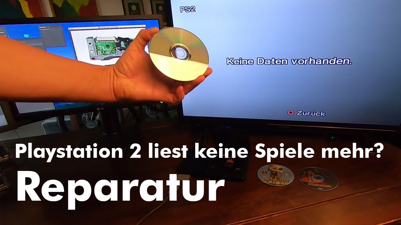 Playstation 2 liest keine CDs mehr - Reparatur