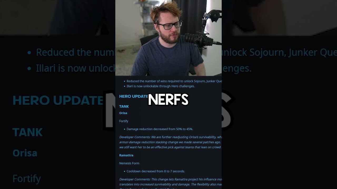 All hero changes coming to Season 7 of Overwatch 2