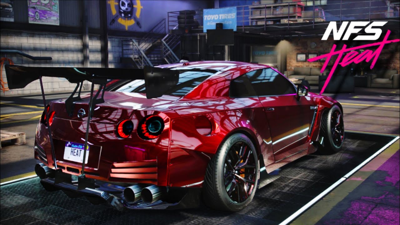 Need for speed heat Nissan GT-R customisation and gameplay 