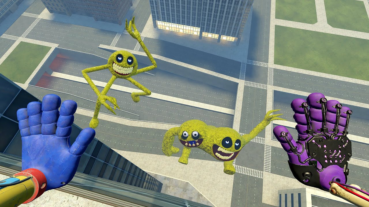 This scary Innyume Mutant Depraved FROM POPPY PLAYTIME ATTACKED ME AND MY ARMY - GARRY`S MOD