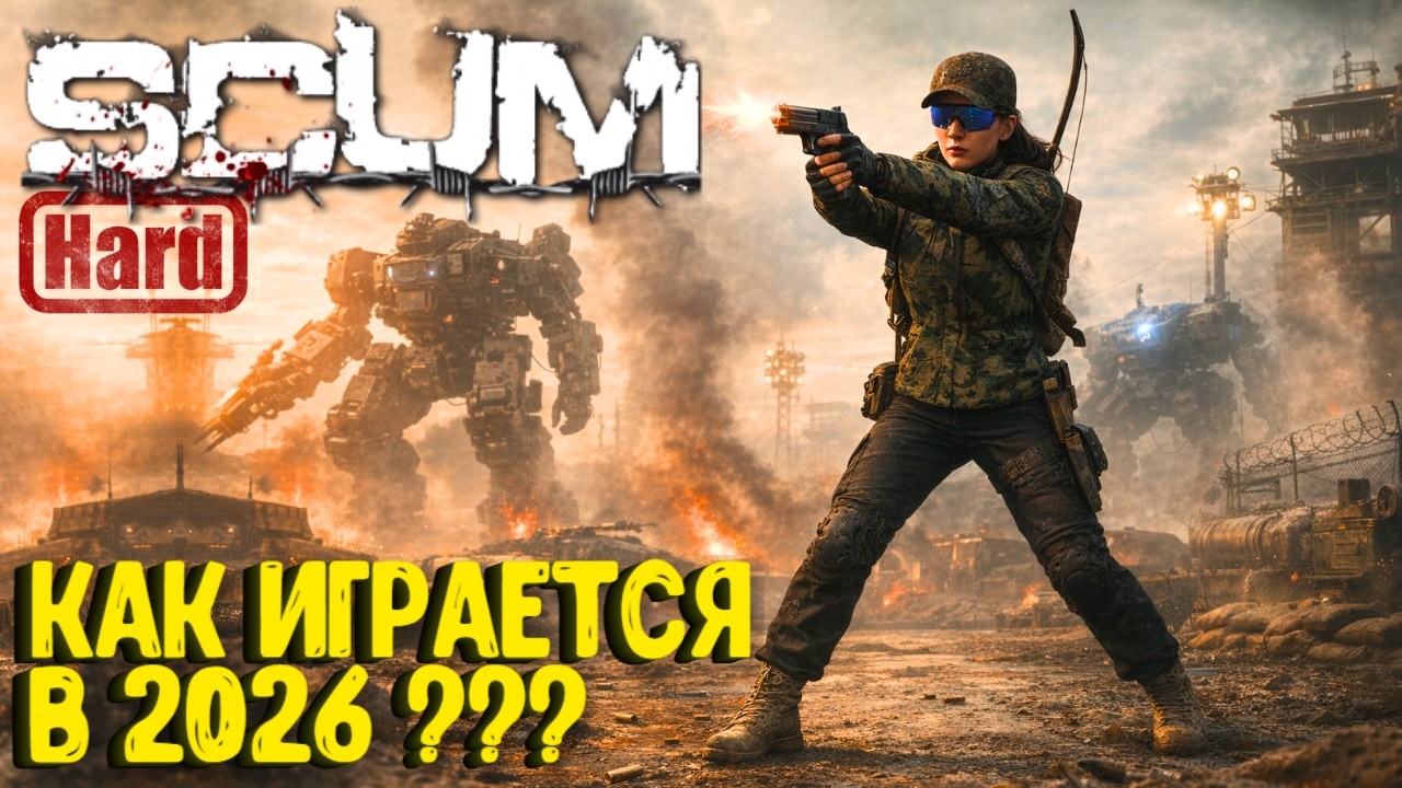 КАК ИГРАЕТСЯ В 2026??? SCUM СОЛО ХАРД-ПВП ВЫЖИВАНИЕ В 2026! ОБЗОР