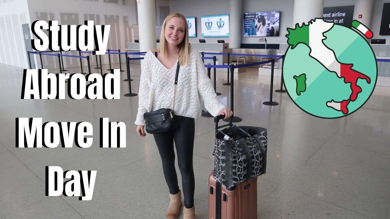 IM MOVING TO ITALY | STUDY ABROAD MOVE IN DAY
