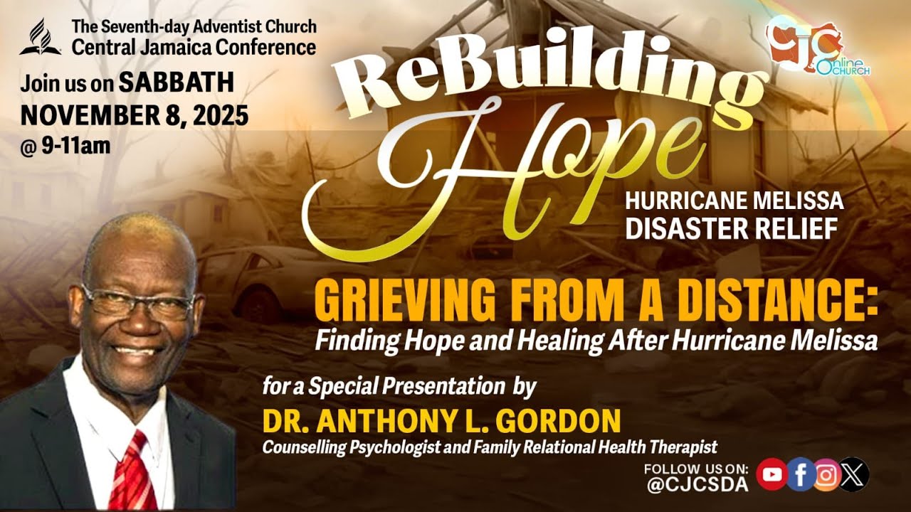 Sab., Nov. 8, 2025 | CJC Online Church | Rebuilding Hope | Special Sabbath Service | 9:00 AM
