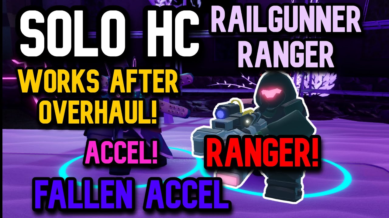 Solo HC with Ranger! | Railgunner Ranger! | WORKS AFTER OVERHAUL! | Tower Defense Simulator