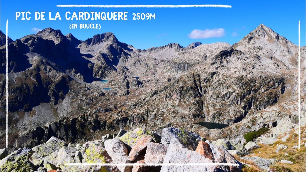 Pic de La Cardinquère 2509m en boucle