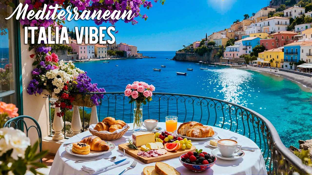 The Best Italian Music 🇮🇹🍋 | 3 Hours of Scenic Amalfi Coast & Lake Como Relaxation 4K