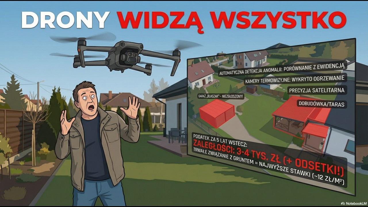 Wielki nalot na działki! Drony widzą Twój blaszak! 🚁🏠 (Podatek i zmiany 2026)