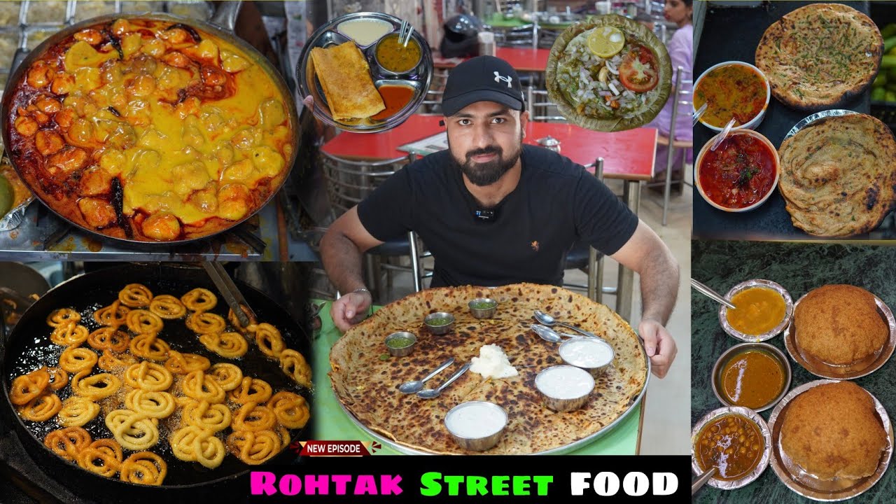 Top 6 Places to Eat in Rohtak || Puri Sabji, Chole Kulche, Paratha, Chaat, Dosa, Special Dal & More