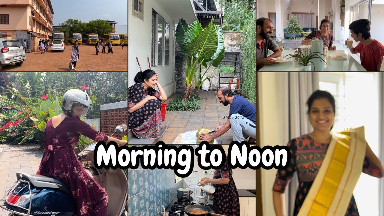 അങ്ങനെയൊക്കെയാണ് എന്റെ മടി മാറിയത്😄|സെറ്റ് മുണ്ട് പുതിയ കളക്ഷൻ വന്നു | സൂര്യന്റെ സ്കൂളിൽ പോയി