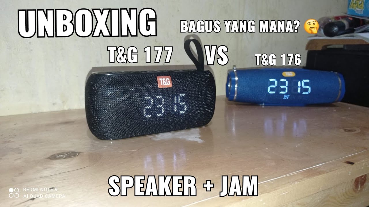 Unboxing speaker T&G 177