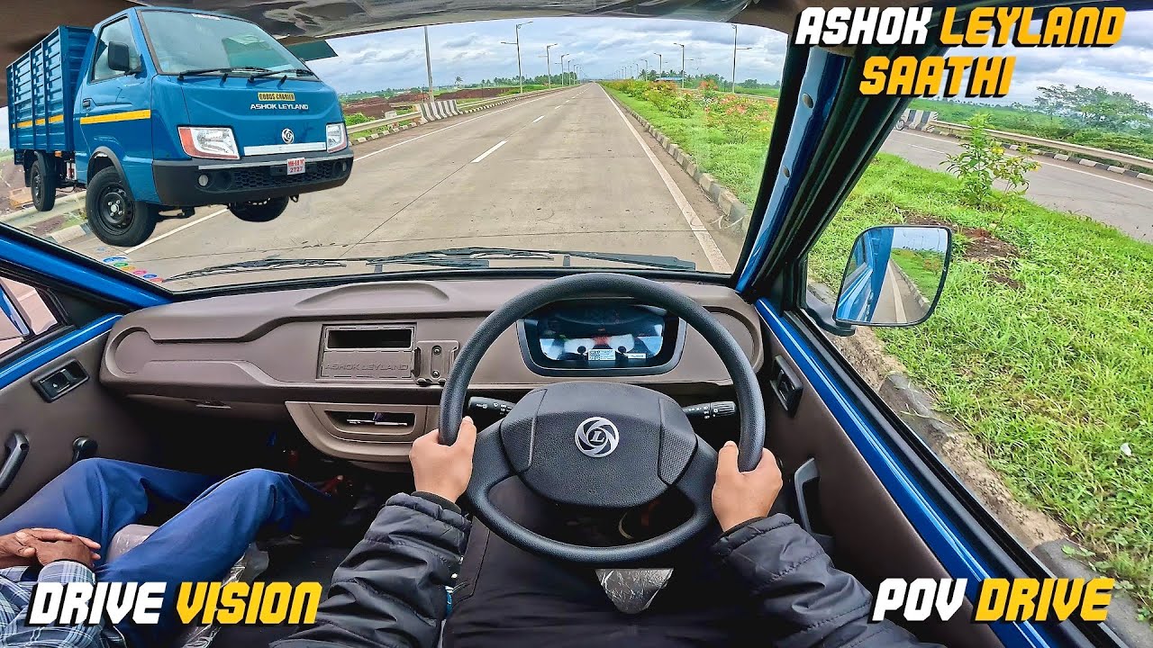 ASHOK LEYLAND SAATHI : POV DRIVE | The Best Saathi Drive Experience | #saathi #povdrive #asmr 