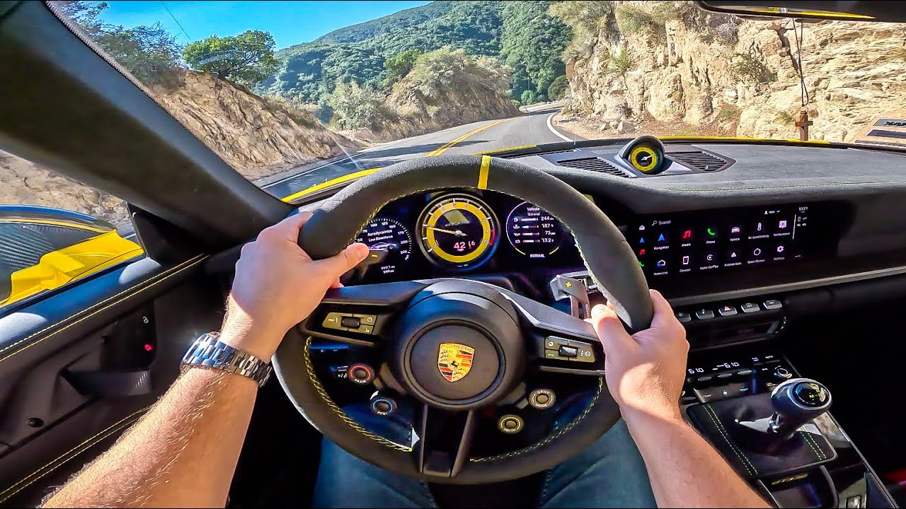 Каково это — водить Porsche 911 GT3 RS 2023 года (от первого лица)