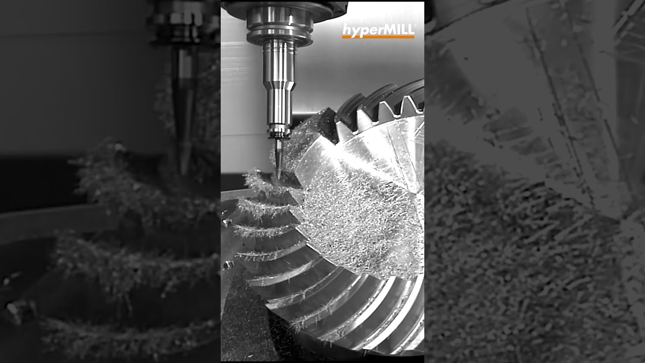 hyperMILL Precision 5-Axis Machining of Bevel Gears | Hermle CNC & KISSsoft Integration