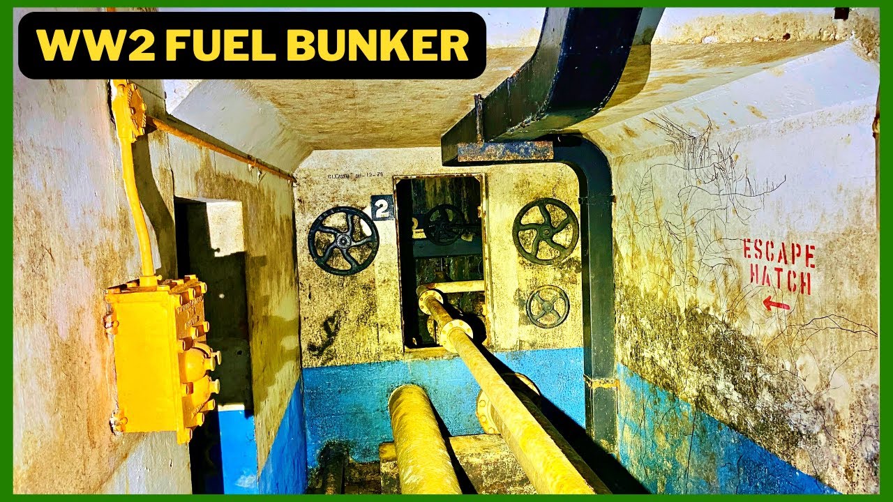 HIDDEN UNDERGROUND ABANDONED UK WW2 FUEL PIPELINE BUNKER