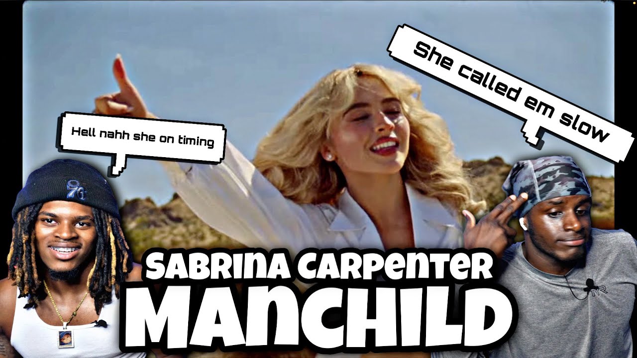 SHE ATTRACTS THE WRONG GUYS! | Sabrina Carpenter - Manchild (Official Video) REACTION