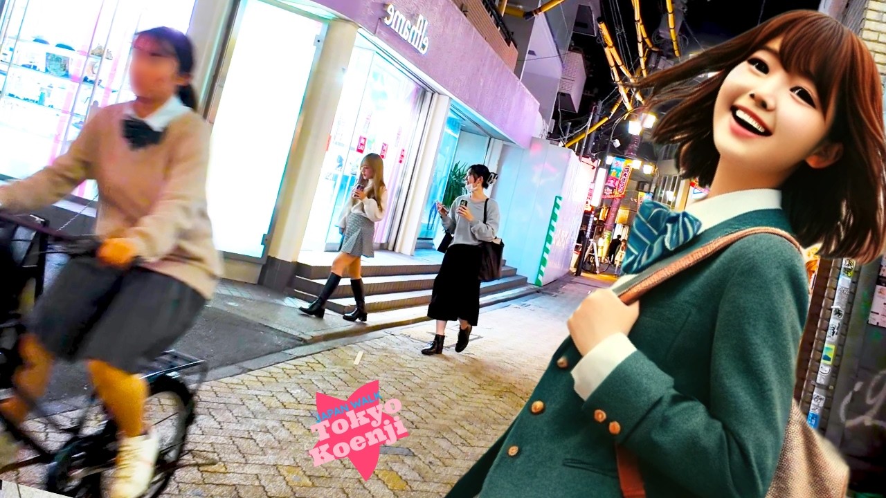 Tokyo Koenji 🐶 Sparkling Street ♪💖 4K Nonstop 1 Stunde