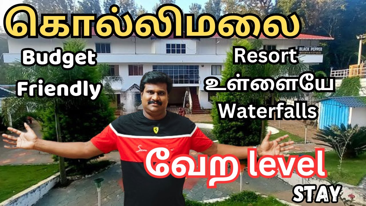 🔥Black pepper resort budget Friendly kolli hills   #vinothvlog