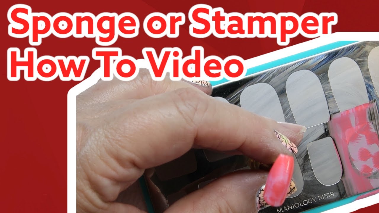 Multi Color Base Coat 'How To' Using Two Methods Stamper & Sponge