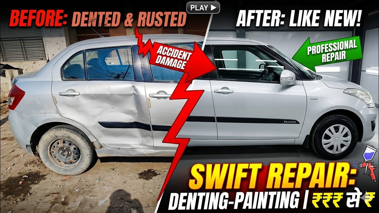 Maruti Swift Door Accident Repair #automobile #trend #trending #marutisuzuki #swift #car #carrepair 
