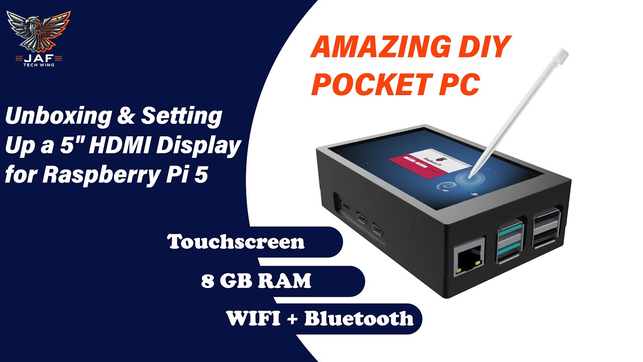 This Tiny 5&rdquo; Touchscreen Turns Raspberry Pi 5 Into a Real Computer #unboxing #setupguide #innovation