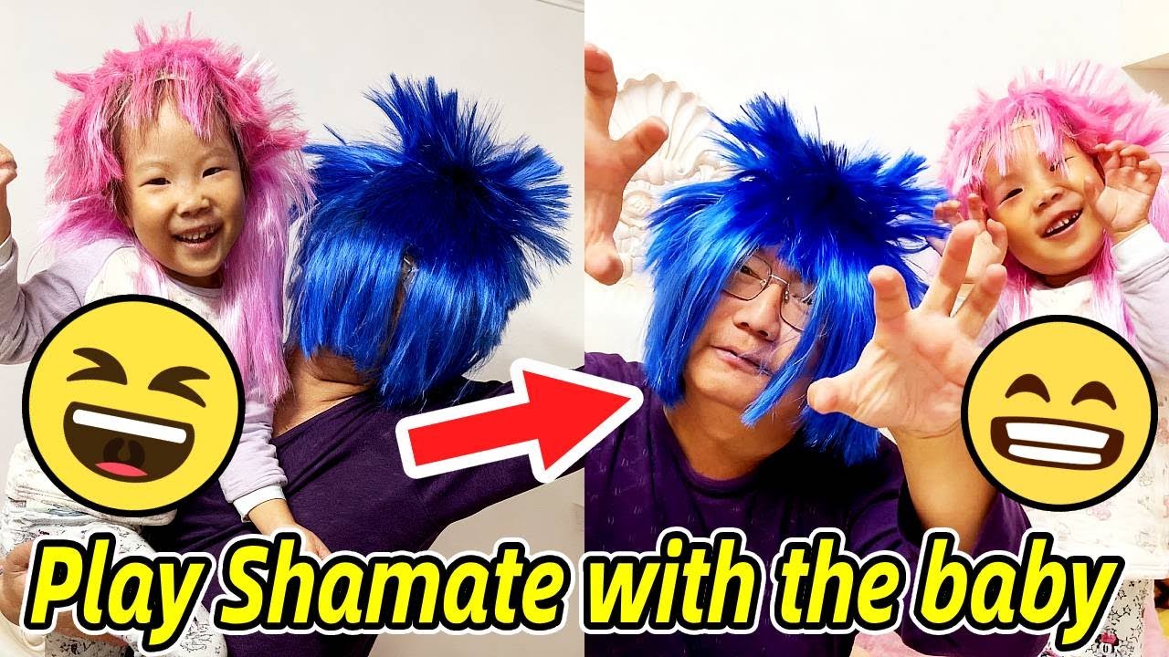 陪女儿一起玩杀马特【Play Shamate with the baby】 #最暖親子陪伴 #男人帶娃系列 #爹帶娃 #在家陪娃日常