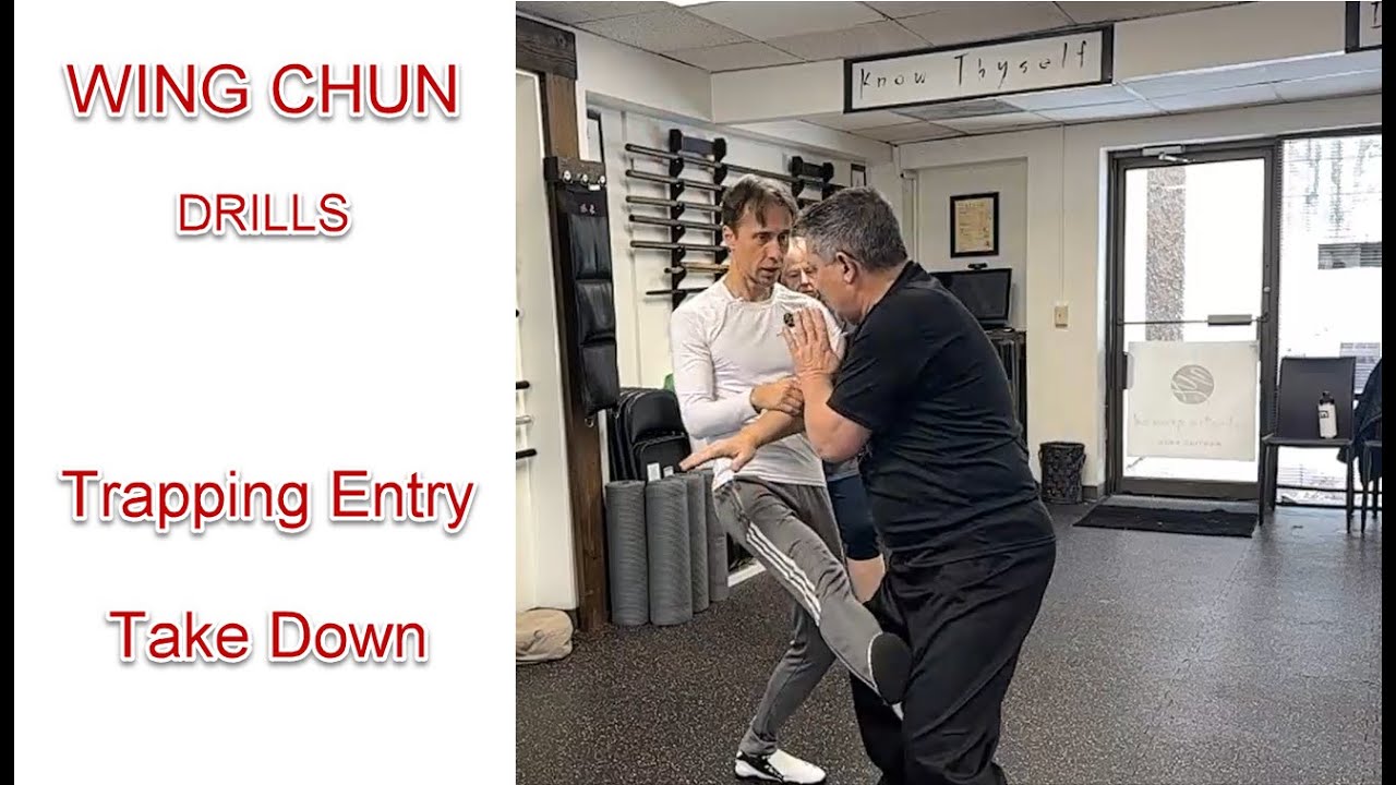 Wing Chun Trapping Entry   Takedown