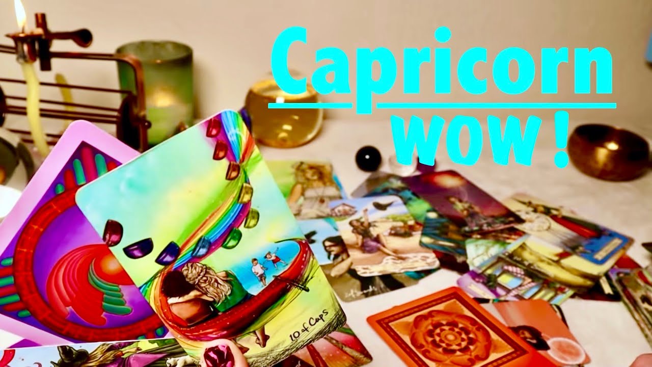 CAPRICORN ♑️ OMG  ⚠️ YOU HAVE NO IDEA!! ❤️️ CAPRICORN LOVE READING 🔮ONE MONTH FROM NOW❤️ 🙌