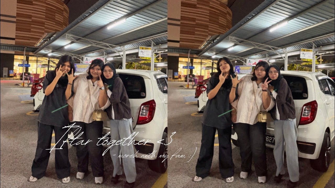 iftar with my girls for the first time ! ･:*.:+
