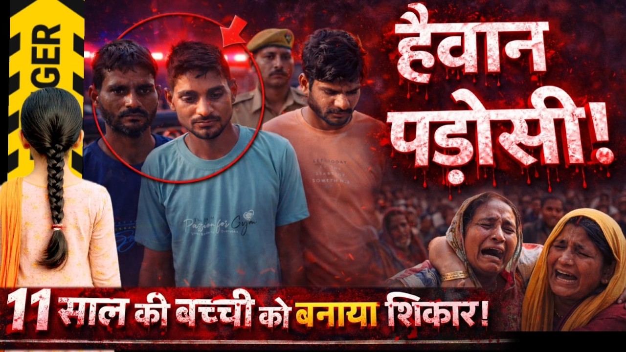 Kanpur News : 11 साल की बच्ची के हत्यारे तीन भाई गिरफ्तार.. हत्यारा बोला - नशे में हुआ महापाप