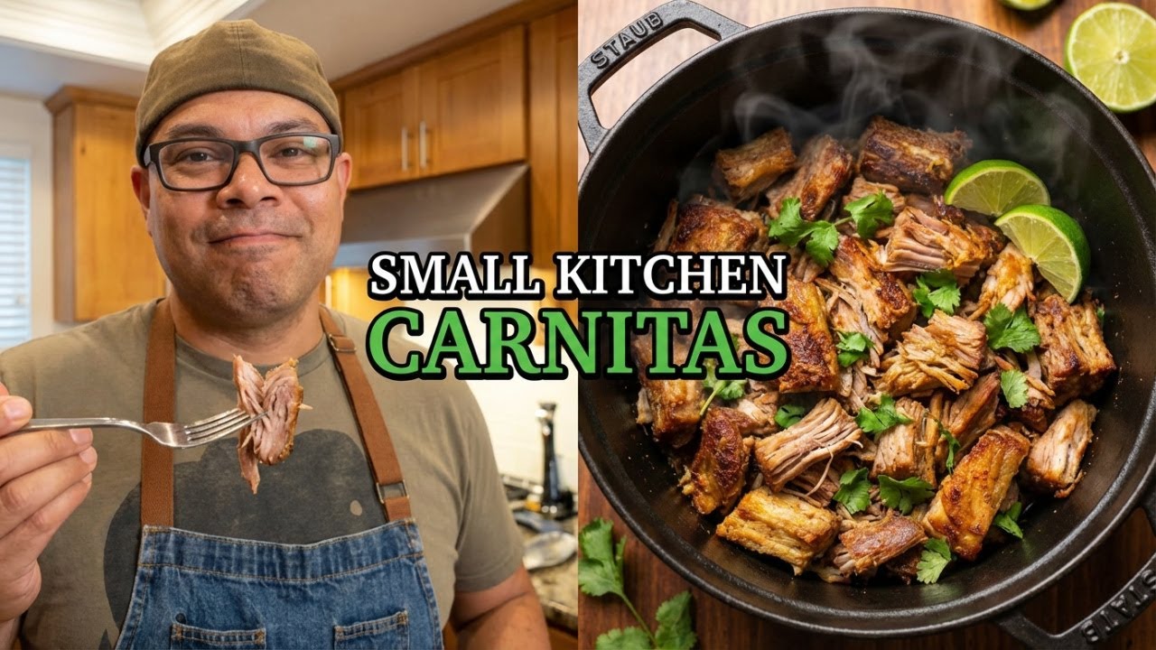 No Cazo? No Problem. Authentic Carnitas for Small Kitchens 🇲🇽