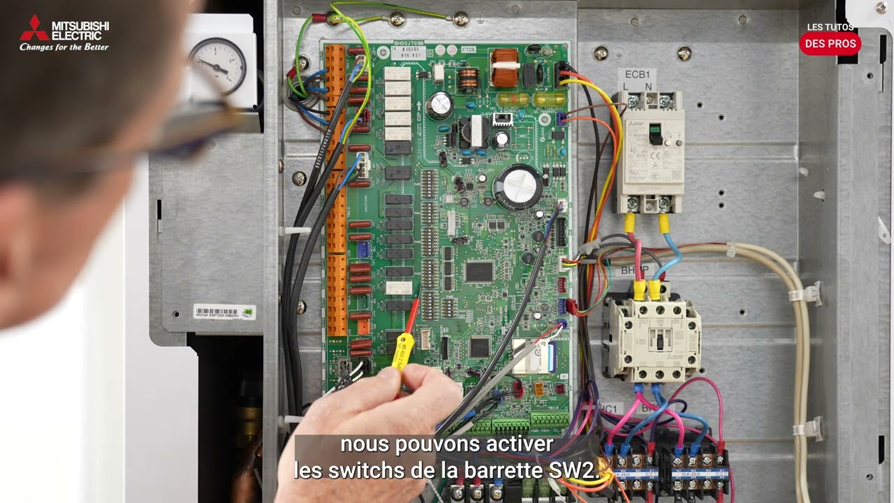 Tuto Config des switches pour 2 zones de chauffage sur PAC air eau Ecodan Mitsubishi Electric !