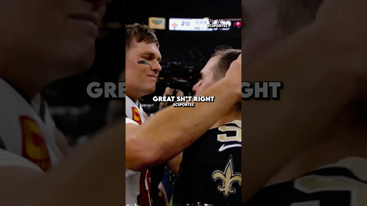 The time Tom Brady showed his true colors against Drew Brees😂 #shorts