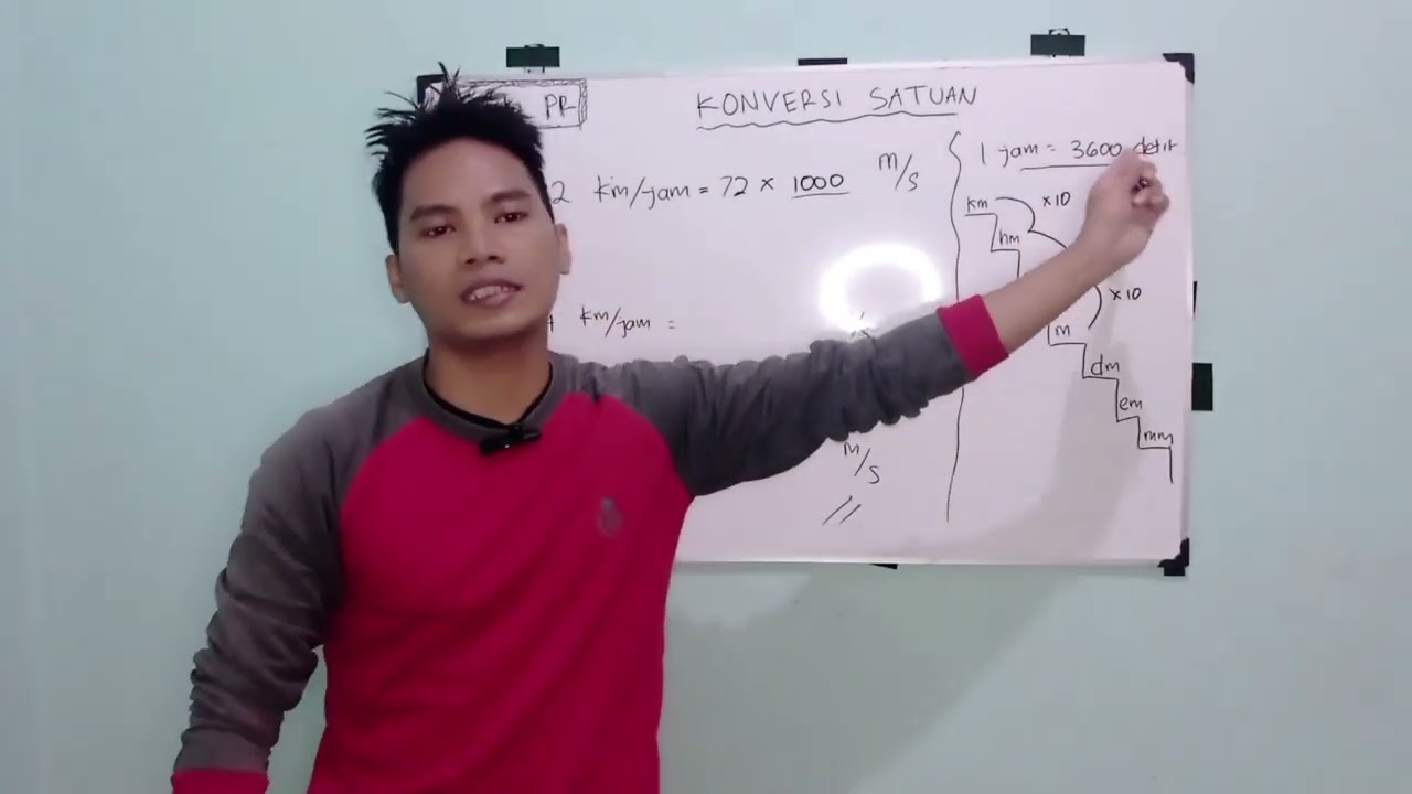Konversi Satuan Km/jam ke m/s