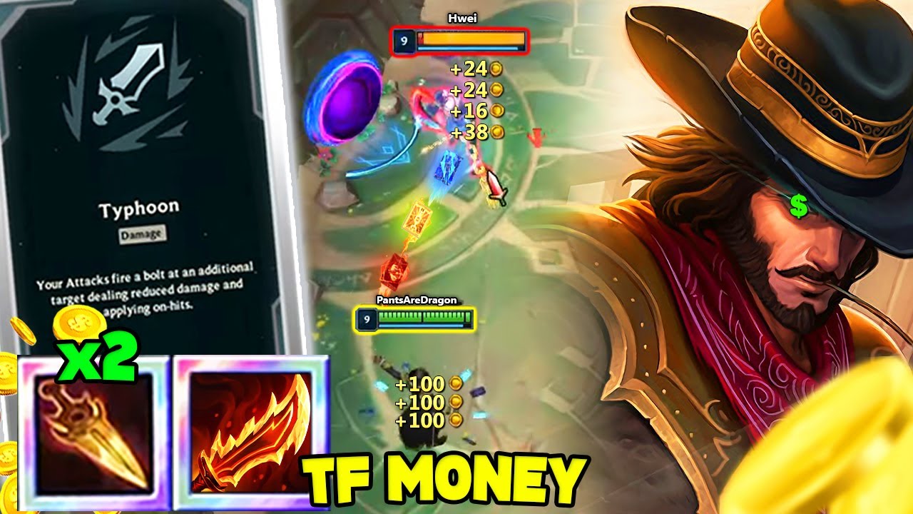 GAMBLER BLADE TWISTED FATE + HIS PASSIVE MAKES HIM A MONEY GENERATING MACHINE $$$